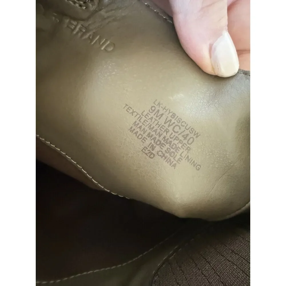 LUCKY BRAND 9 Hybiscus brown suede leather riding boots tall fall pull on